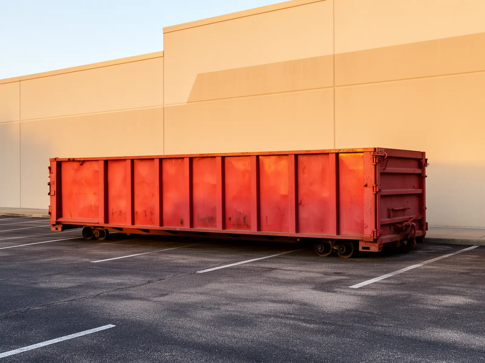 Roll-off dumpster from Hometown Dumpsters in Bay City, MI